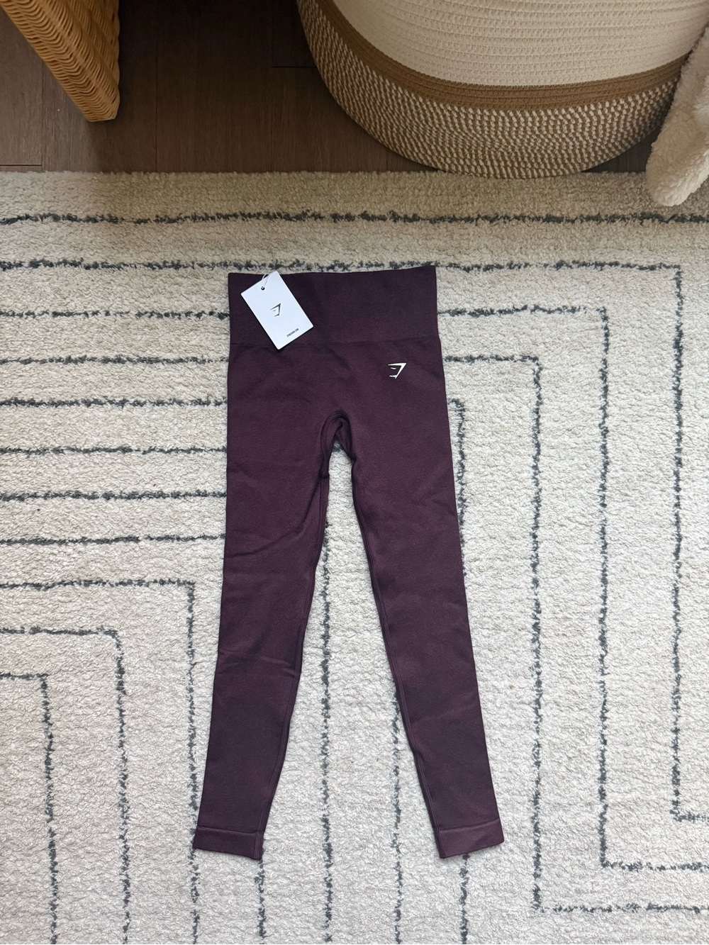 Gymshark Seamless Leggings in Deep Plum